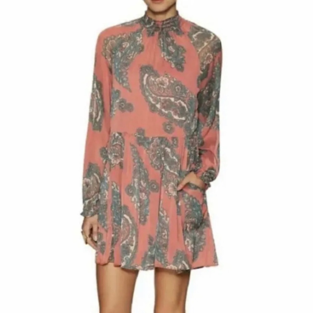 Free People Moonstruck Paisley Print Dress.